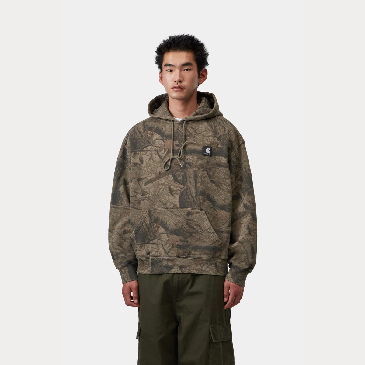 Hooded Feather Tree Sweat