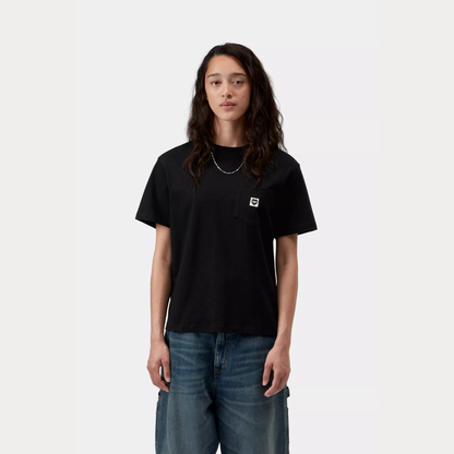 W' S/S Pocket Small Heart T-Shirt