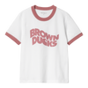 W' S/S Brown Ducks Ringer T-S