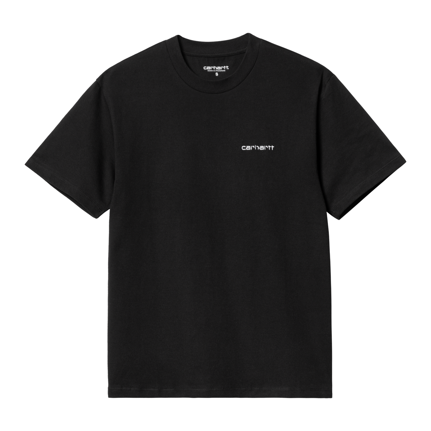 W' S/S Script Embroidery T-Shirt