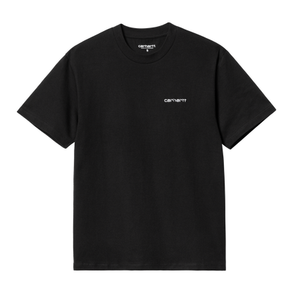 W' S/S Script Embroidery T-Shirt
