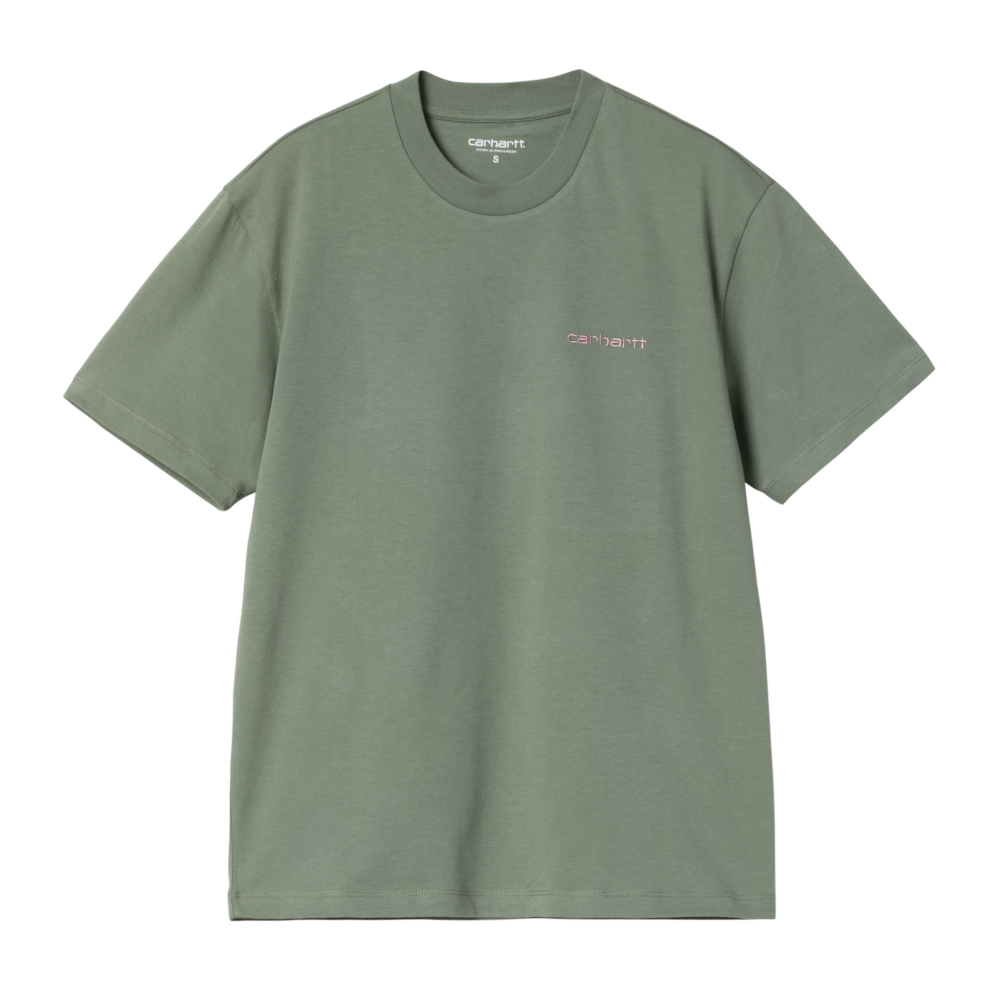 W' S/S Script Embroidery T-Shirt