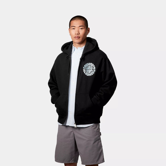 Hooded Jazzy Sweat Jacket
