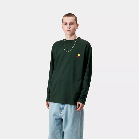 L/S American Script T-Shirt