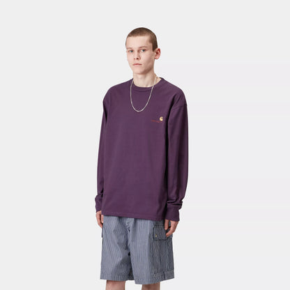L/S American Script T-Shirt