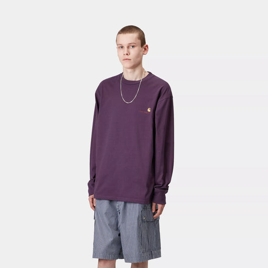 L/S American Script T-Shirt